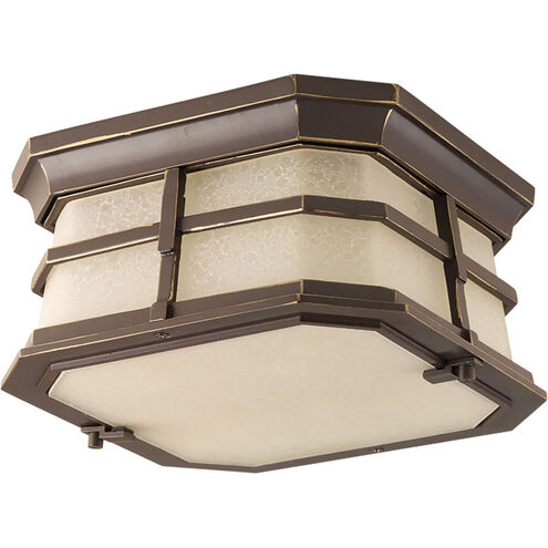 Derby LED 10 inch Antique Bronze Flush Mount Ceiling Light