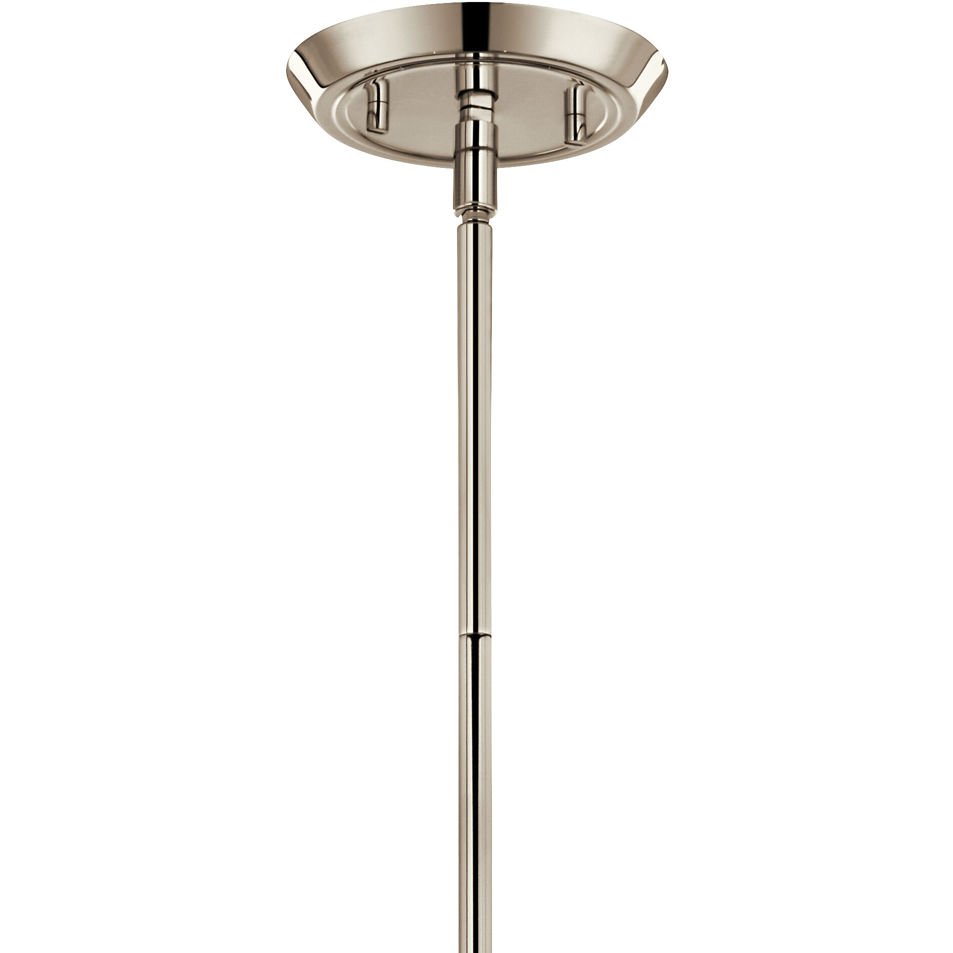 Alvaro 5 Light Polished Nickel Chandelier Ceiling Light, 1 Tier Small