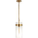 Ian K. Fowler Presidio 1 Light 6.5 inch Hand-Rubbed Antique Brass Pendant Ceiling Light, Small