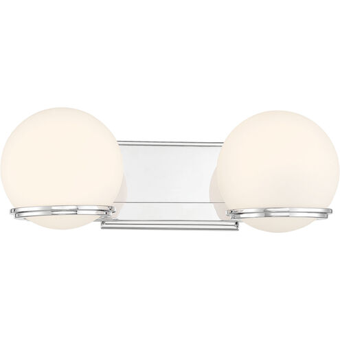 Hollywood Nights LED 16 inch Chrome Bath Light Wall Light