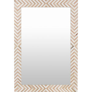Kathryn 39 X 27 inch Natural Mirror, Rectangle