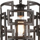 Litani 1 Light 10 inch Brown Down Chandelier Ceiling Light