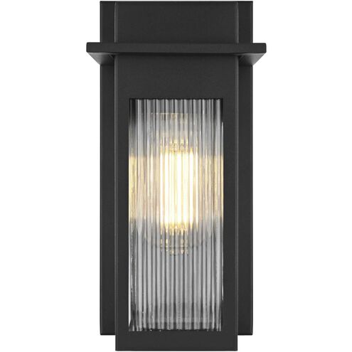 Fletcher 1 Light 11 inch Black Outdoor Wall Sconce