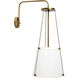 California 1 Light 24 inch Antique Brass Wall Sconce Wall Light
