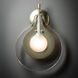 Art & Alchemy Veneto 1 Light 12 inch Modern Brass Sconce Wall Light