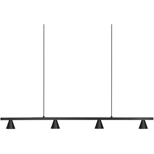 Dune LED 36.88 inch Black Linear Pendant Ceiling Light