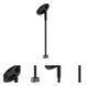 Ventrix Black Track Component Ceiling Light