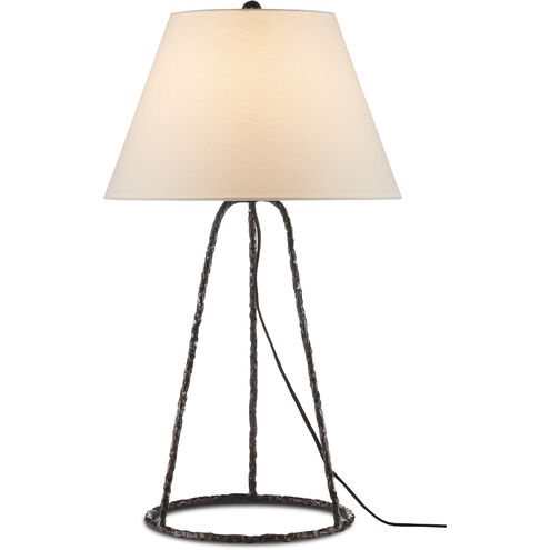 Annetta 31.75 inch 150 watt Dark Antique Brass Table Lamp Portable Light