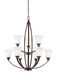 Metcalf 9 Light 31 inch Autumn Bronze Chandelier Ceiling Light