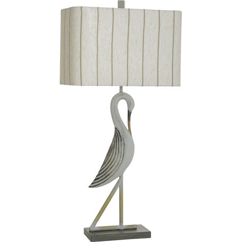 Shorebird 35 inch 100.00 watt Sandpiper Gray Table Lamp Portable Light