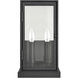Foundation 2 Light 13 inch Matte Black Outdoor Sconce