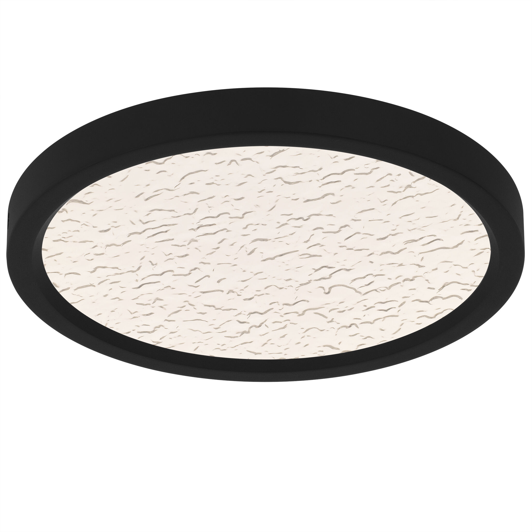 Outskirts LED 11 inch Earth Black Flush Mount Ceiling Light, Small