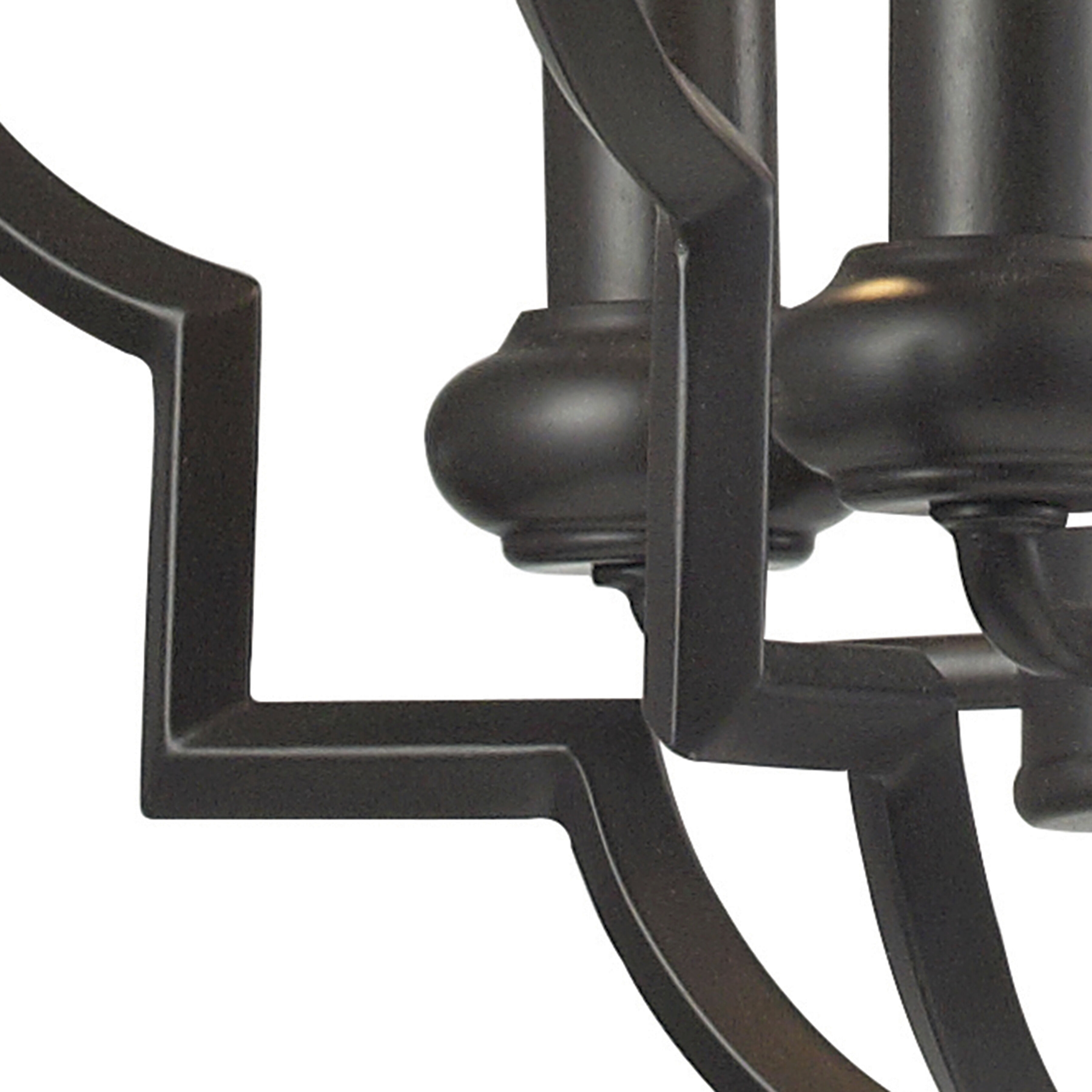 Chandette 4 Light 14 inch Oil Rubbed Bronze Chandelier Ceiling Light
