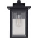 Rock Creek 1 Light 12 inch Textured Black Outdoor Wall Lantern