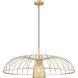 Valencia 1 Light 35 inch Modern Gold Pendant Ceiling Light