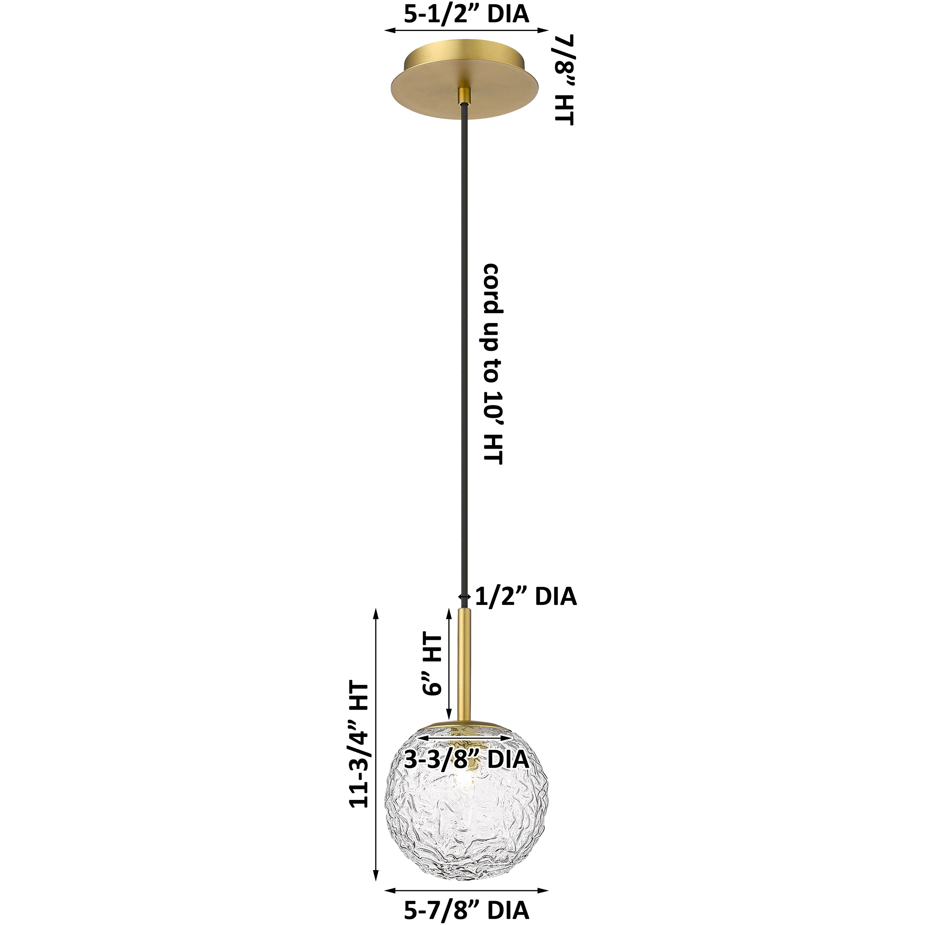 Barrington 1 Light 6 inch Satin Nickel Mini Pendant Ceiling Light