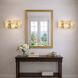 Strata 2 Light 20.75 inch Lacquered Gold Bath Vanity Wall Light