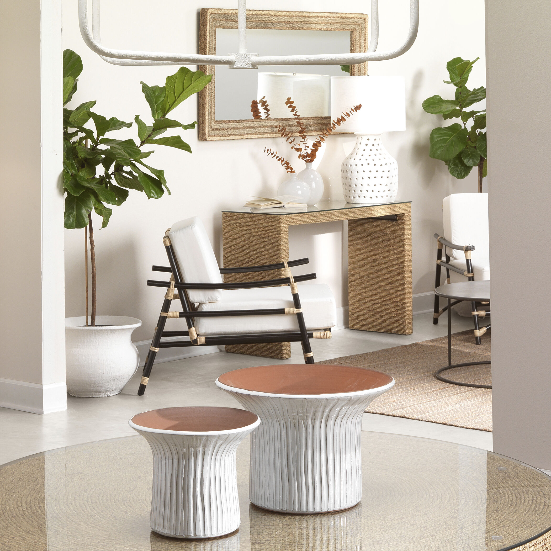 Captain 32 X 18 inch Natural Console Table