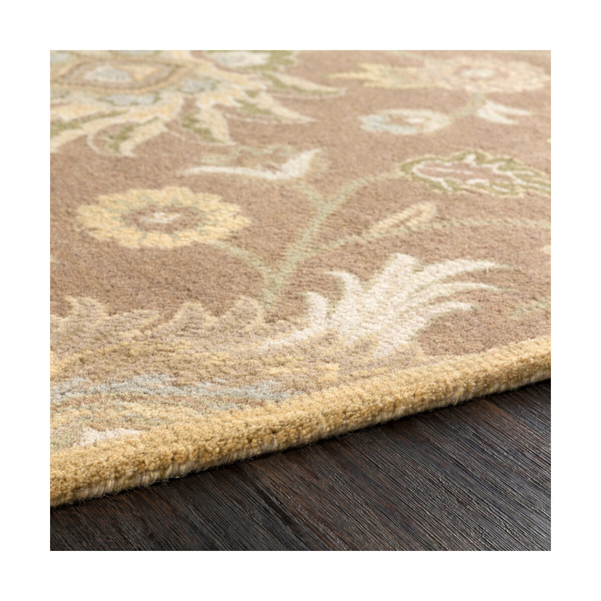Caesar 96 X 30 inch Cream/Camel/Ivory/Moss/Taupe/Dark Green/Sea Foam Rugs, Wool