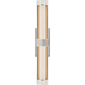 Lauren Rottet Fascio LED 4.25 inch Polished Nickel Sconce Wall Light