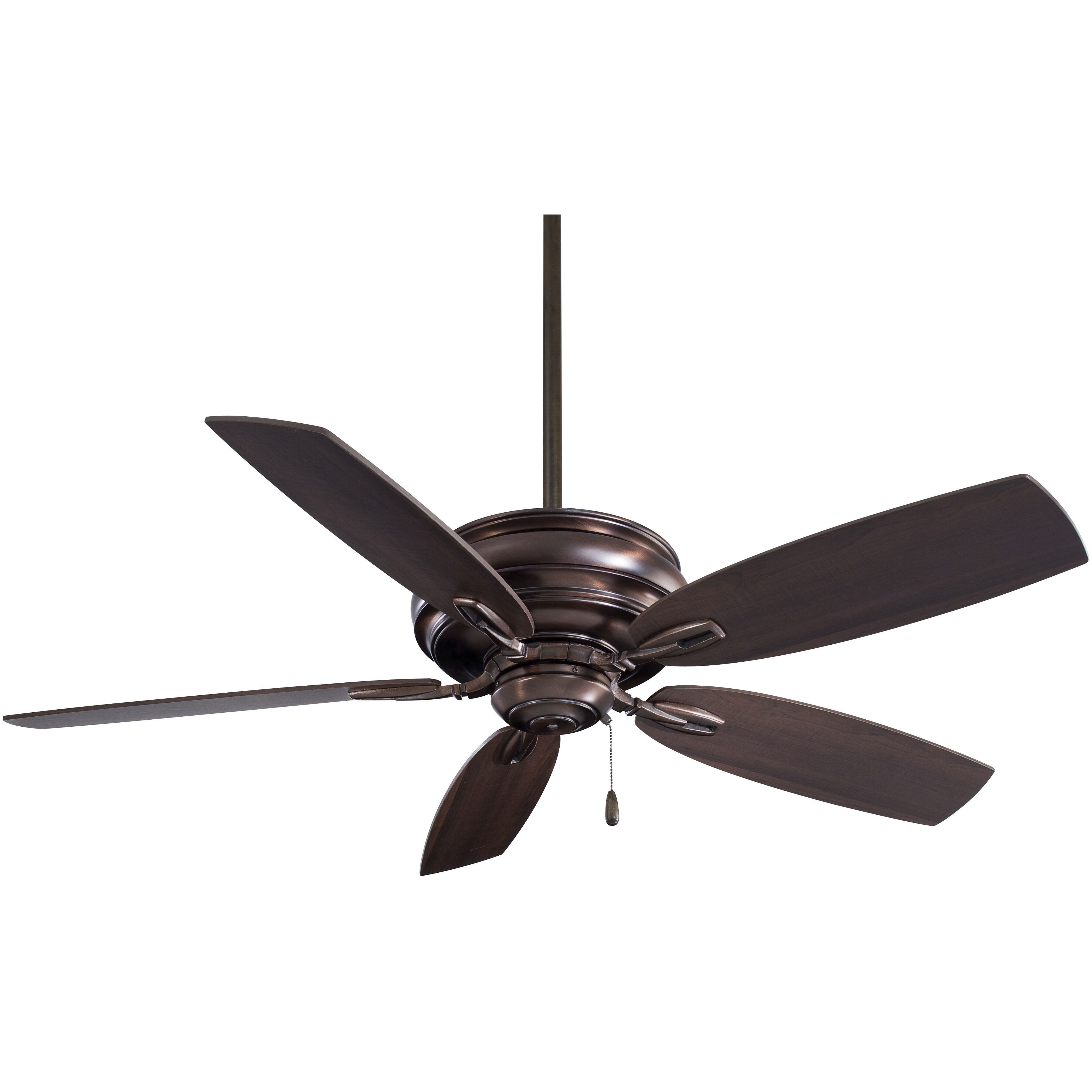Timeless 54 inch Dark Brushed Bronze with Dark Maple Blades Ceiling Fan