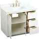 Blake 42 X 22 X 34 inch White Vanity Sink Set