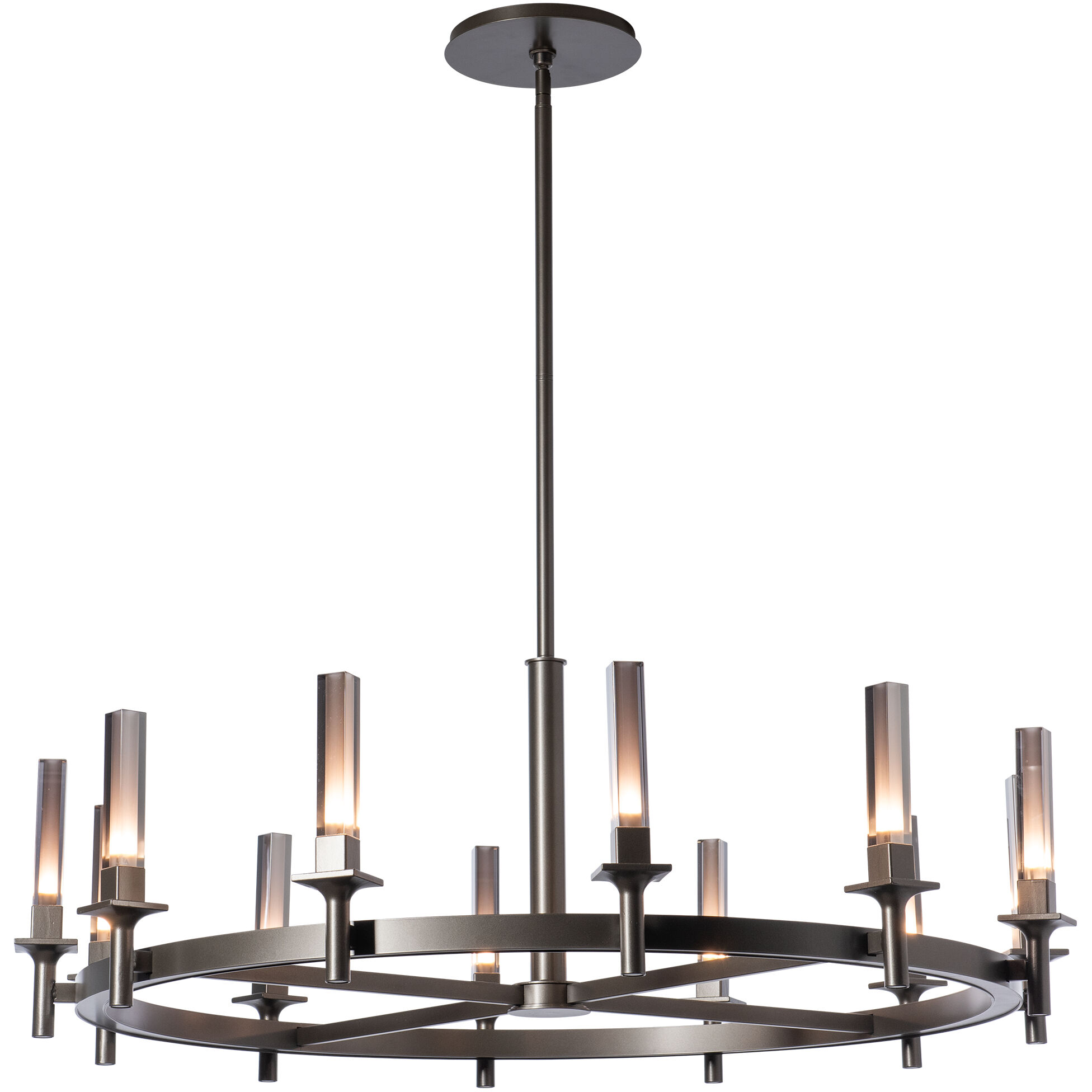 Windsor 12 Light 42.9 inch Bronze Chandelier Ceiling Light in Frosted