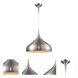 Lindsey 1 Light 17 inch Satin Nickel Pendant Ceiling Light