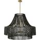 Hannie 8 Light 46 inch Gray Wash Chandelier Ceiling Light, Large