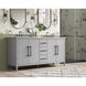 Millie 72 X 35 inch Grey Bathroom Vanity Cabinet