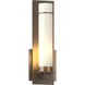 New Town 1 Light 4.25 inch Bronze ADA Sconce Wall Light in Opal