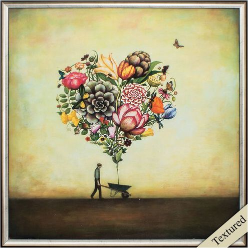 Florals Collection 25 X 25 inch Non-Glass Framed Art