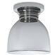 Pantry 1 Light 9 inch Polished Nickel Flush Mount Ceiling Light