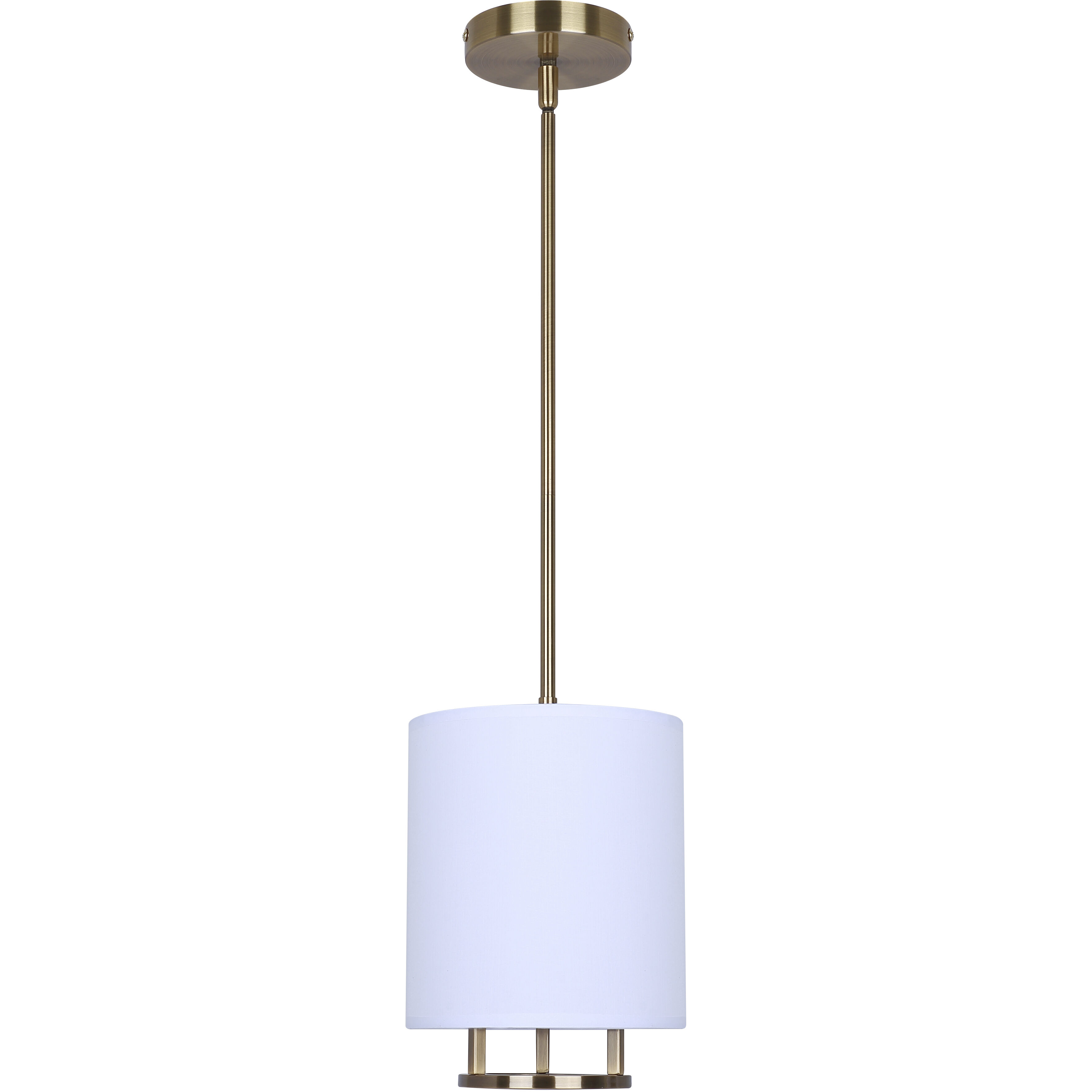 Bonnie 1 Light 8 inch Gold Pendant Ceiling Light