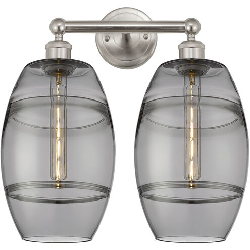 Edison Vaz 2 Light 17 inch Satin Nickel Bath Vanity Light Wall Light