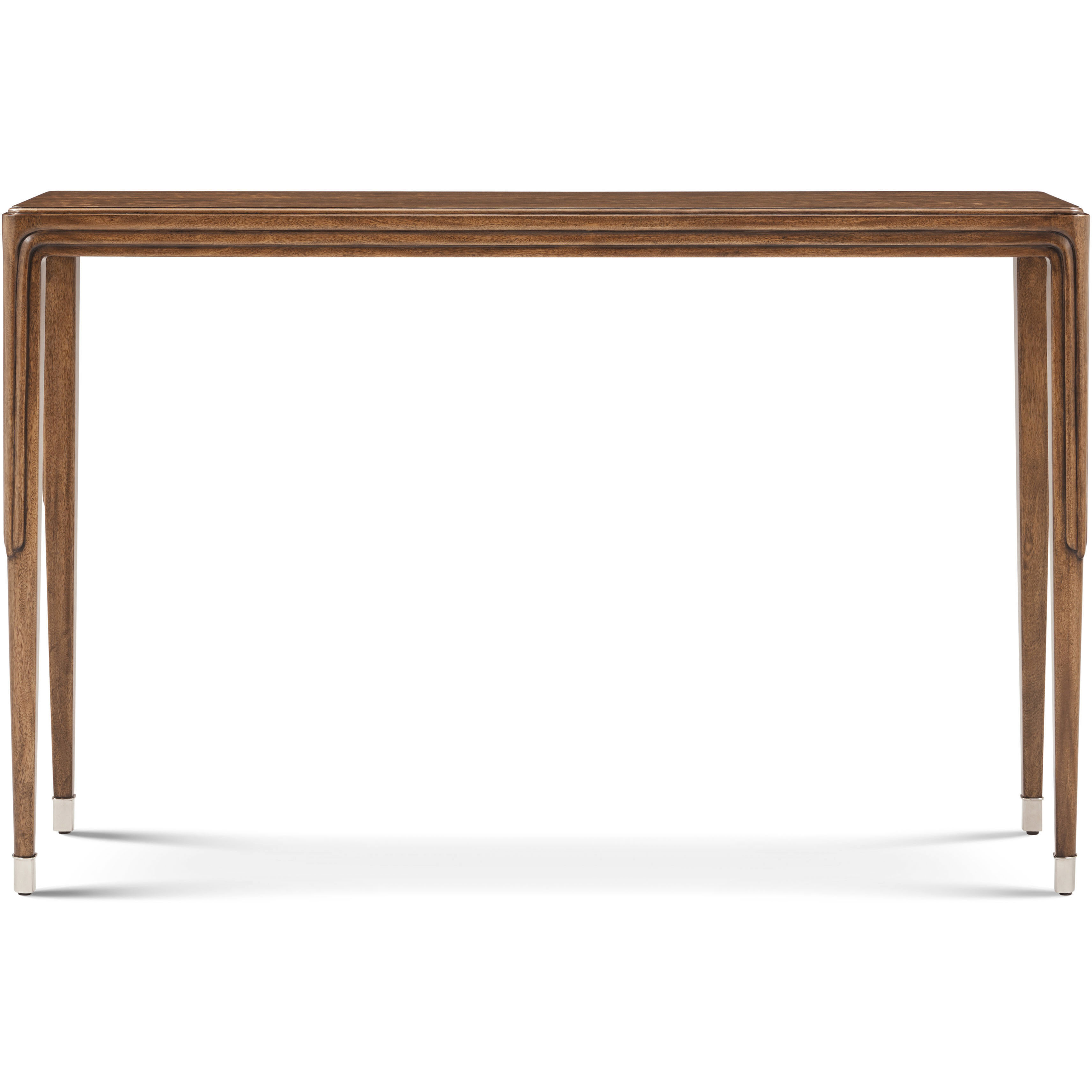 Dorchester 54 X 15 inch Mayfair / Antique White Brass Console Table, Wooden