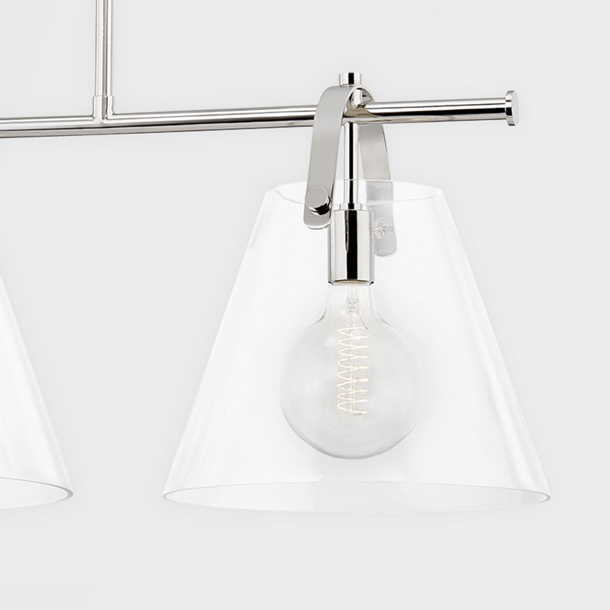 Karin 3 Light 44 inch Polished Nickel Island Pendant Ceiling Light