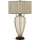 Laval 31 inch 60 watt Antique Brass and Black Table Lamp Portable Light