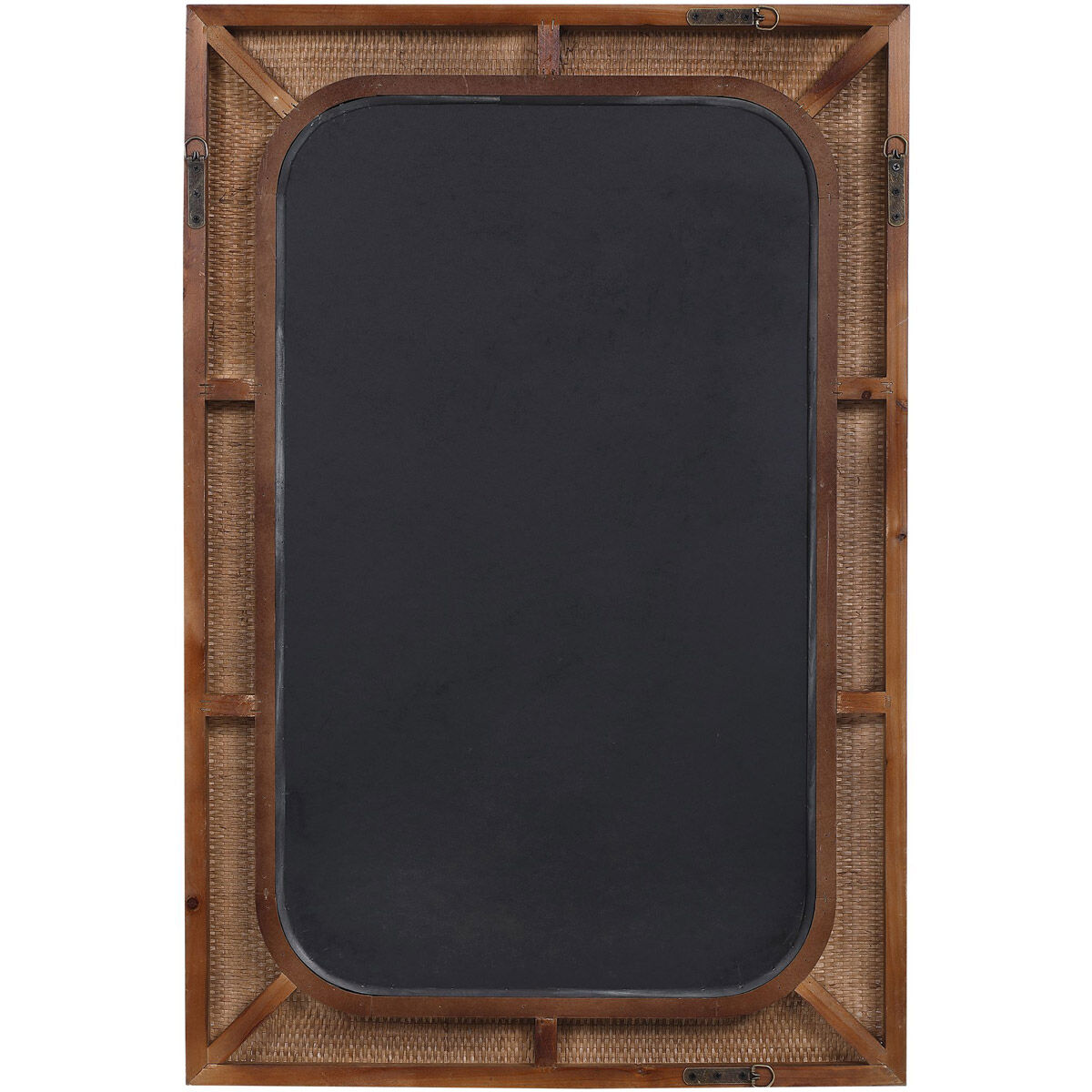 Tahiti 42 X 28 inch Rattan with Fir Wood Accents Wall Mirror