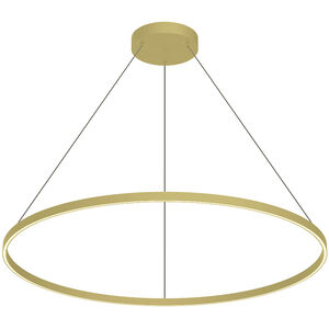 Cerchio 47 inch Brushed Gold Pendant Ceiling Light
