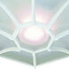 FM 2 Light 12 inch Textured White Exterior Flushmount