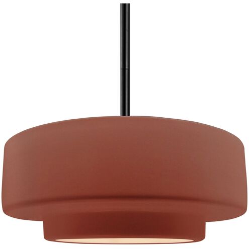 Radiance LED 14.5 inch Canyon Clay and Matte Black Pendant Ceiling Light