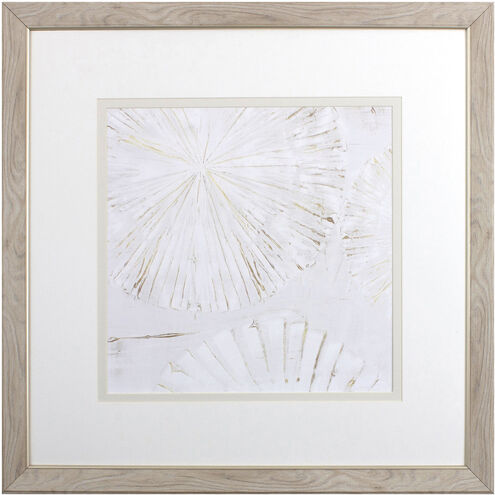 Choir Neutral and Gray and Metallic Framed Art