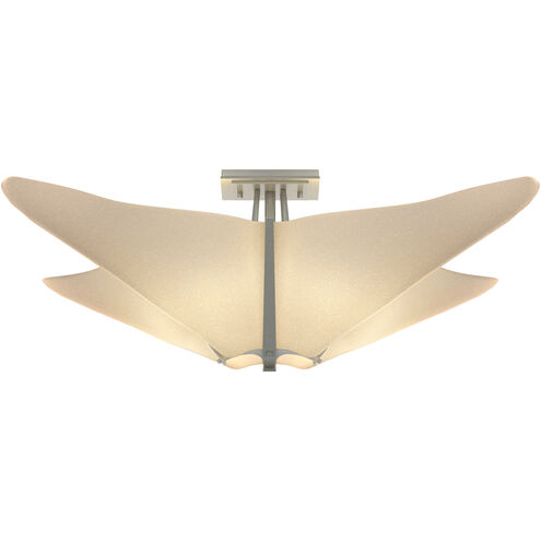 Kirigami 4 Light 22.5 inch Vintage Platinum Semi-Flush Ceiling Light