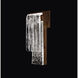 Waterfall 16.25 inch Outdoor Bronze Outdoor Wall Sconce