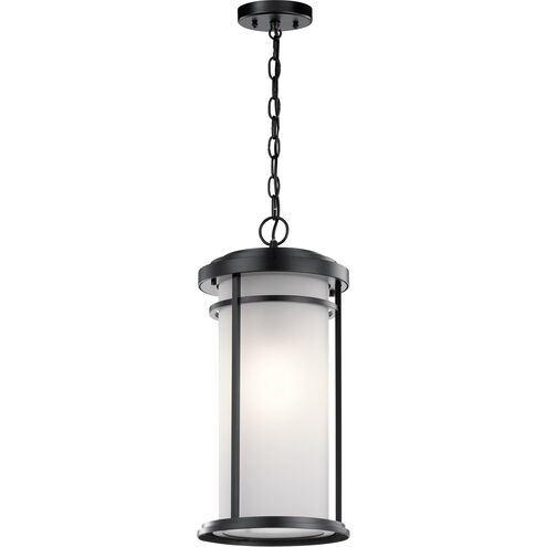 Toman 1 Light 10 inch Black Outdoor Hanging Pendant in Incandescent