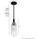 Beverly Glen 1 Light 4.5 inch Matte Black Mini Pendant Ceiling Light
