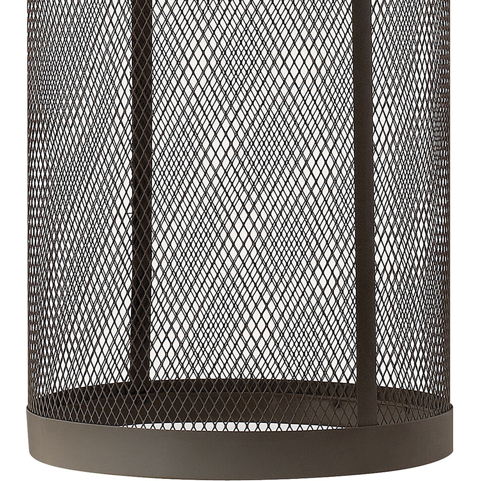 Aria LED 22 inch Buckeye Bronze Outdoor Wall Mount Lantern, Large