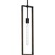 Boundary 1 Light 6 inch Matte Black Pendant Ceiling Light, Design Series
