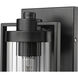 Braselton 1 Light 14 inch Powder Coated Black Outdoor Wall Sconce